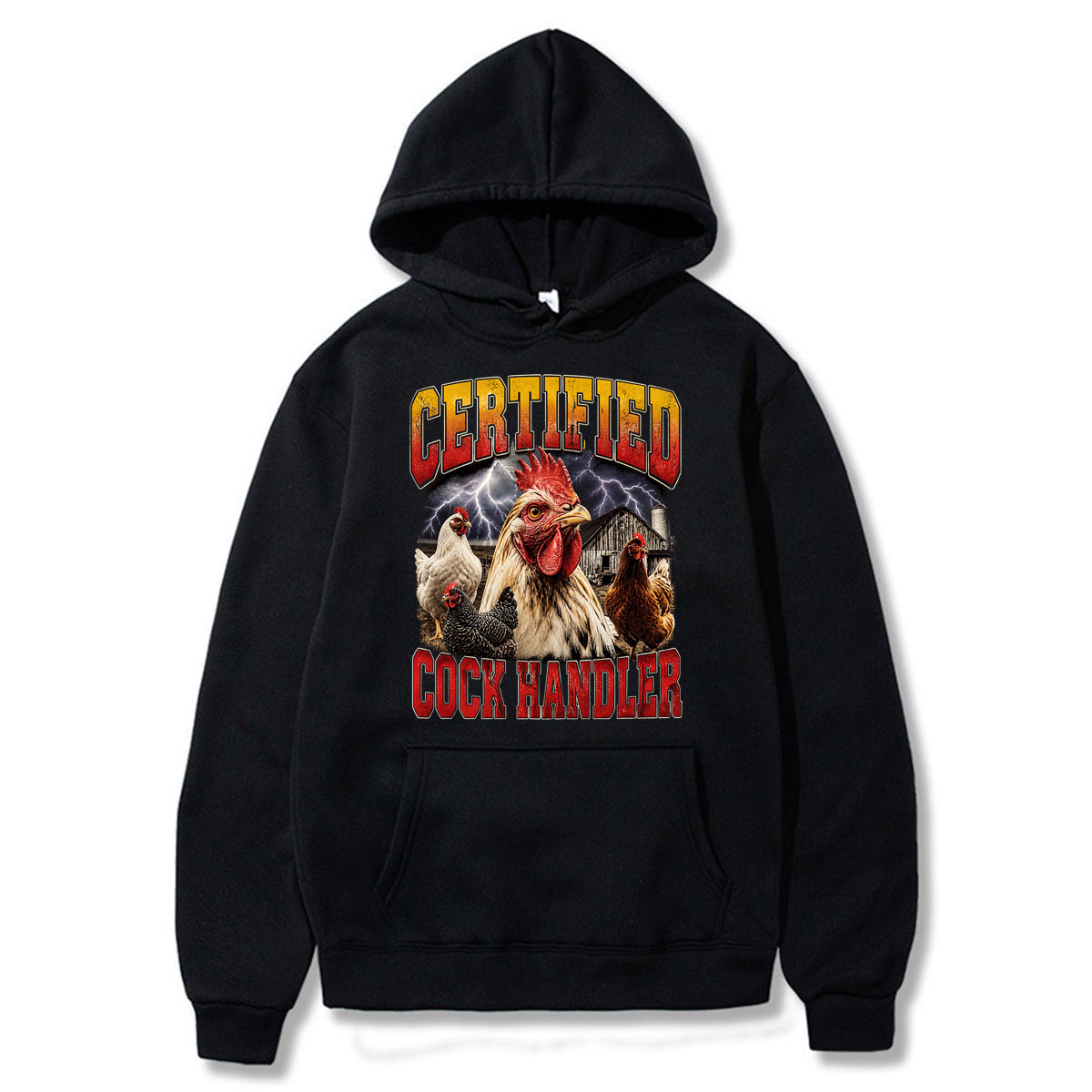Winter Clothing Meme - Certified Cock Handler Funny Meme Graphic