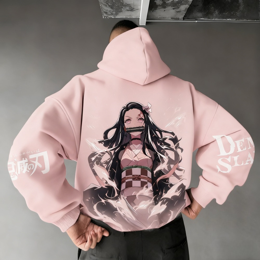 Winter Clothing For Boys - Demon Slayer Men's Hoodie Sweatshirt Kamado
