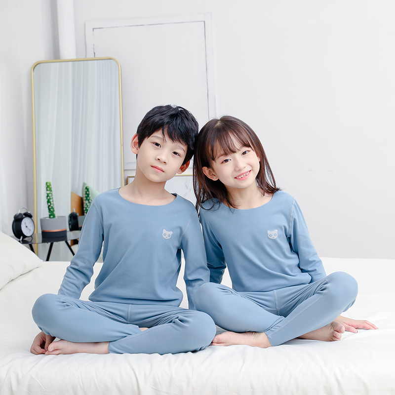 Winter Clothing For Boys - 2-piece children's autumn and winter solid