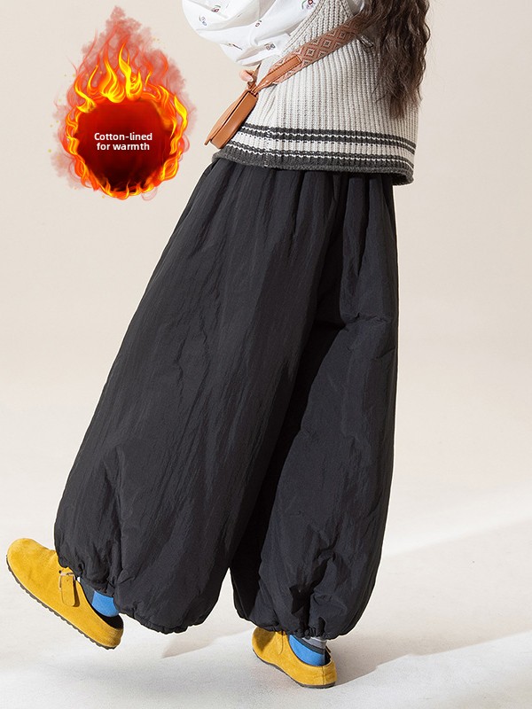 Winter Thickened Wide Leg Lant - đánh giá và giá Winter Clothing Plus Size