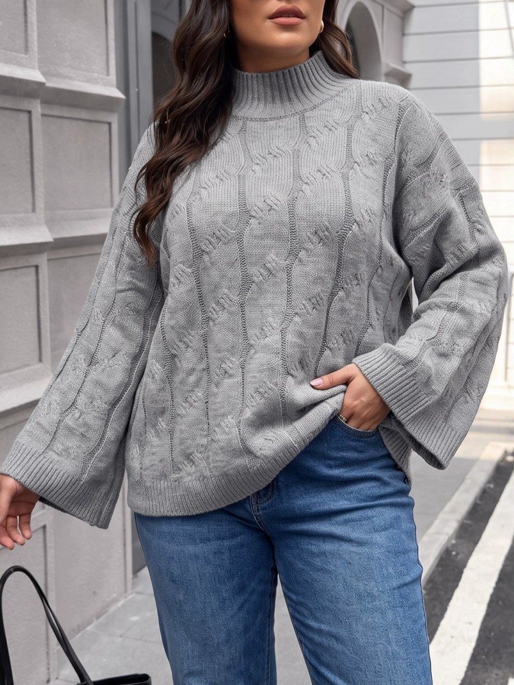 Women's Plus Size Casual Knitt - đánh giá và giá Winter Clothing Plus Size
