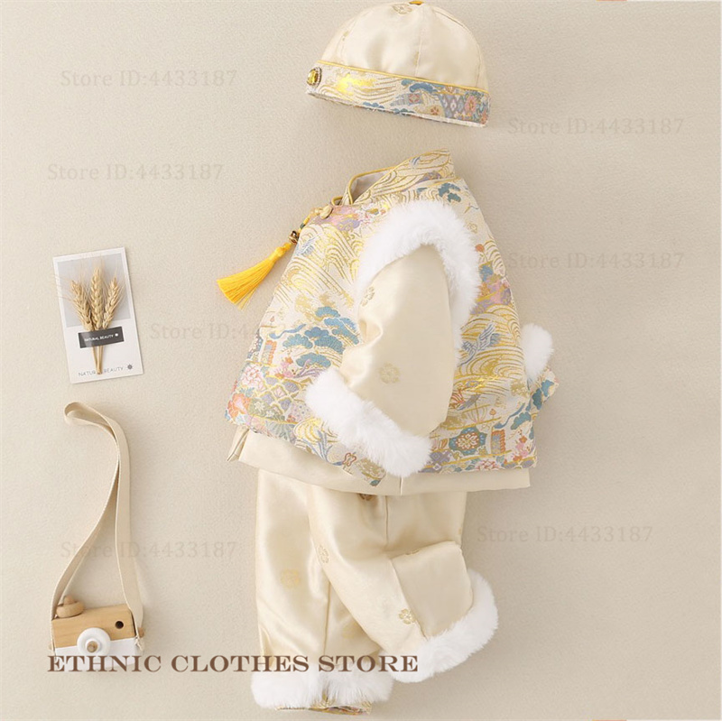 Boys Baby Hundred Days Tang Su - đánh giá và giá Winter Clothing Baby Boy