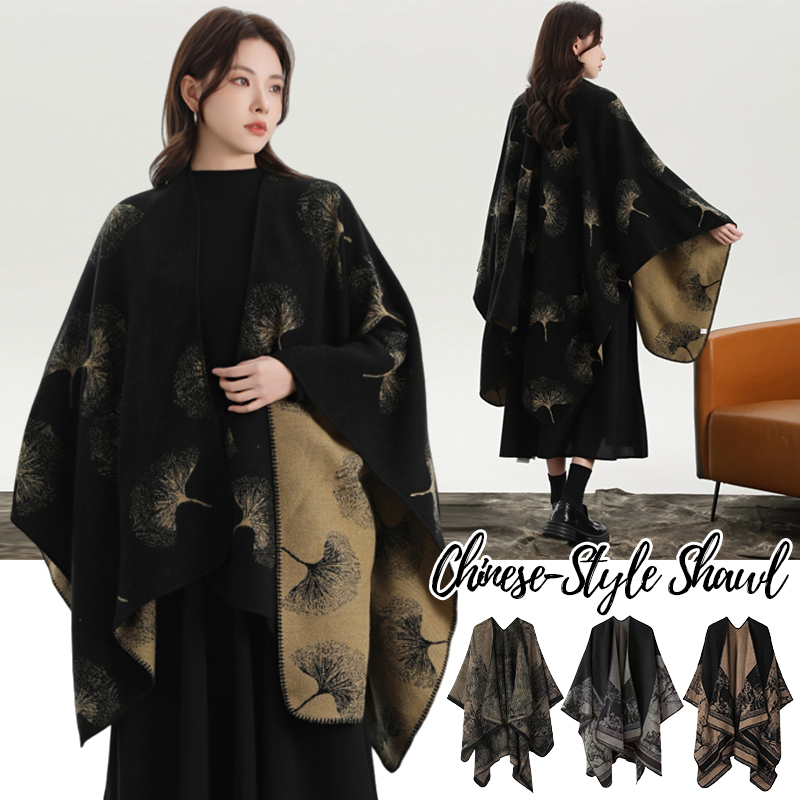 Printed Knitted Shawl for Wome - đánh giá và giá Winter Clothing Ideas
