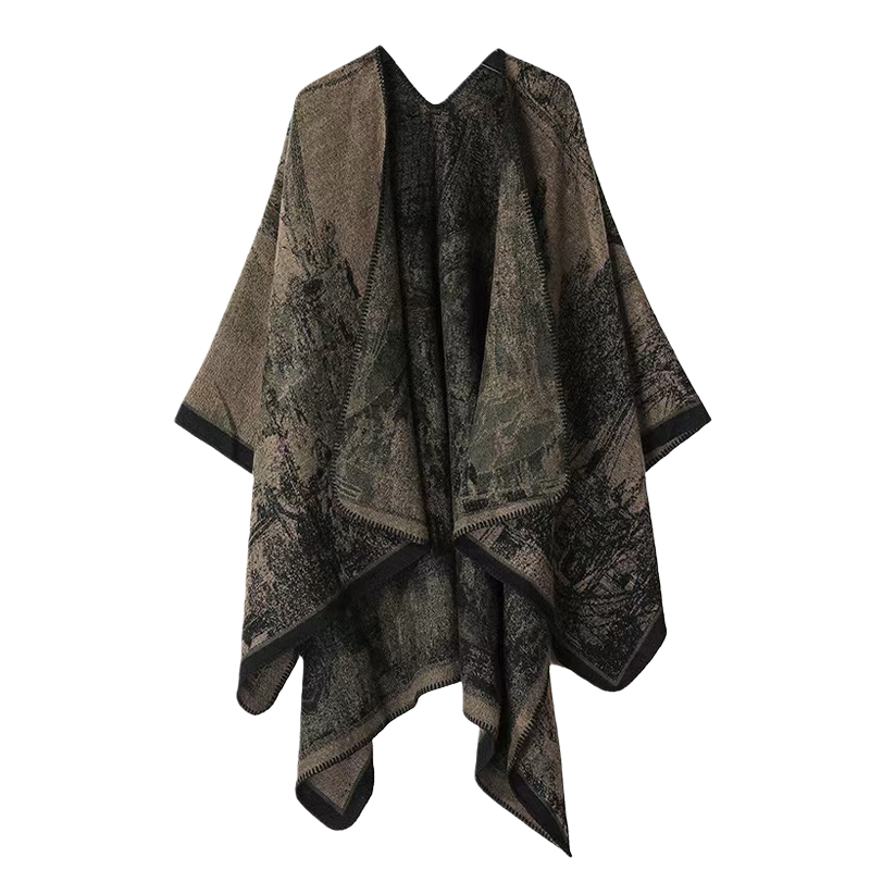 Printed Knitted Shawl for Wome - đánh giá và giá Winter Clothing Ideas