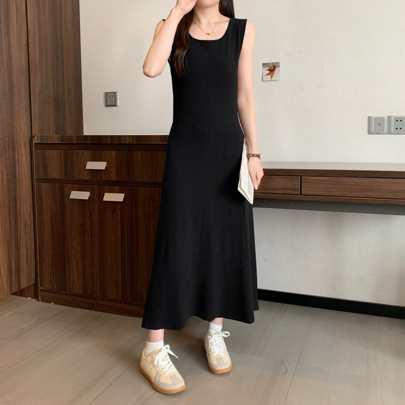Elegant solid  sleeveless Knit - đánh giá và giá Winter Clothing Vintage