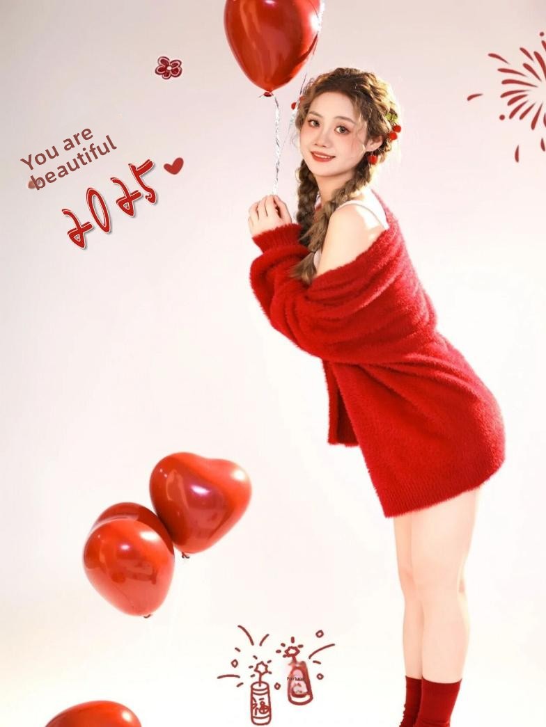 New Autumn Winter Red Sweater  - đánh giá và giá Winter Clothing Photo