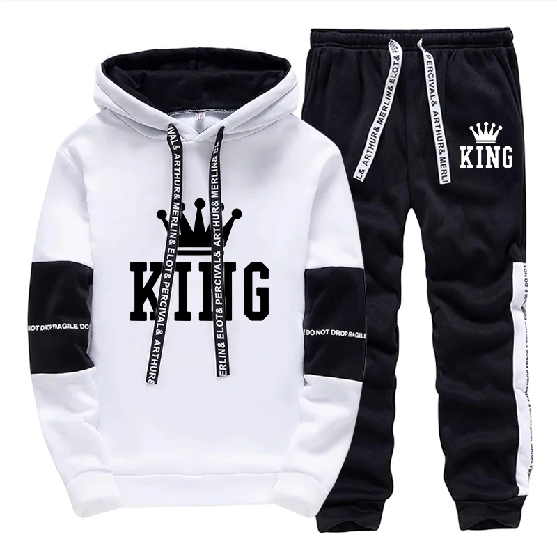 King Printing Tracksuit for Ma - đánh giá và giá Winter Clothing Men