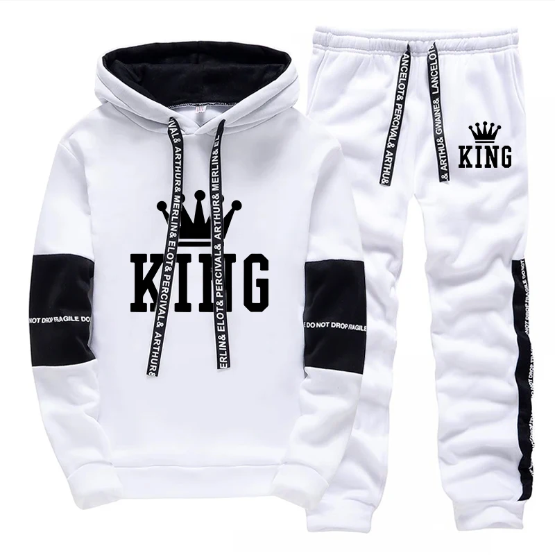 King Printing Tracksuit for Ma - đánh giá và giá Winter Clothing Men