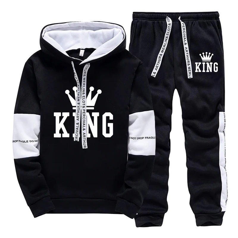 King Printing Tracksuit for Ma - đánh giá và giá Winter Clothing Men